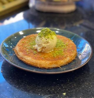 Konafa avec Glace