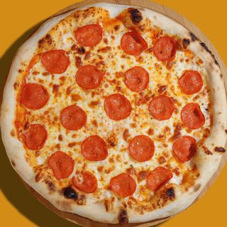 პიცა პეპერონი 8 ნაჭრიანი 33 სმ.  520 გრ.