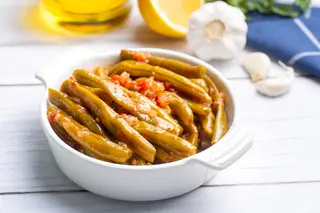 Fasole Verde cu Ardei Dulce