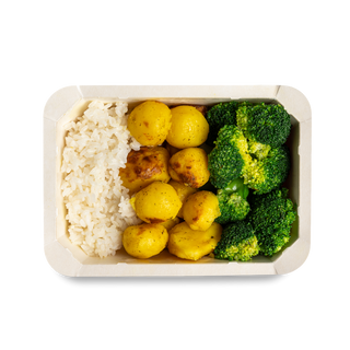 Порция Ориз, Картофи и Броколи