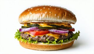 Hamburger pecora nera