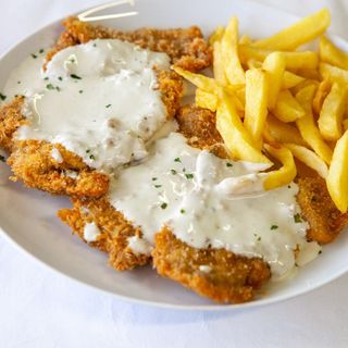 Escalopines al Cabrales