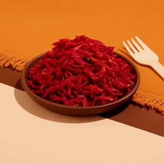 მარინირებული კომბოსტო ჭარხლით