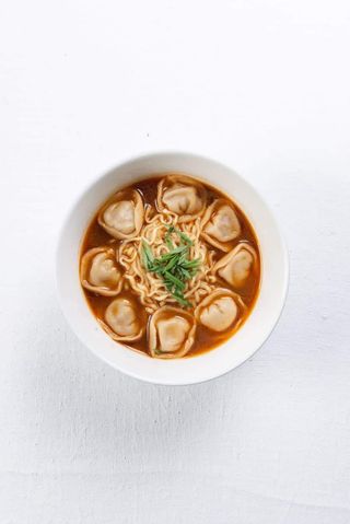 Рамен с пельменями