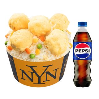 Orez pui shanghai + Pepsi