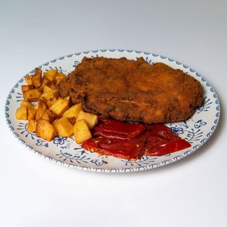 Cachopo de jamón serrano y queso 