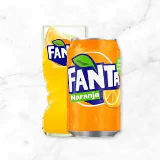 Fanta Naranja lata 330ml.
