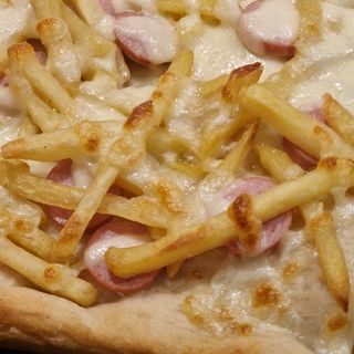 Pizza Wurstel e Patatine - Teglia 4 pz