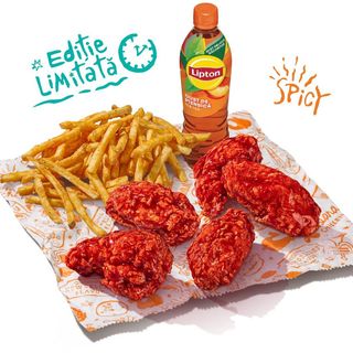 5 pc. Sauced Wings Large Meal