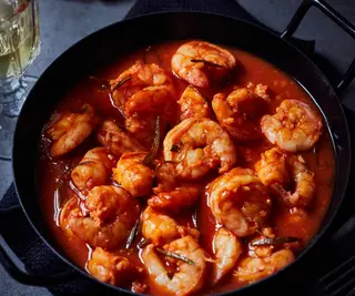 82 - Gambas com piri-piri