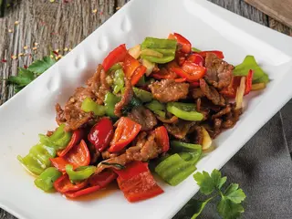Мясо с перцем