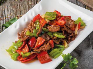 Мясо с перцем