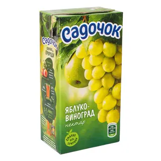 Сік Садочок яблуко-виноград (950мл)