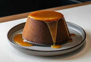 Soufflé cioccolato e caramello