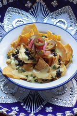 Nachos Con Salsa De Queso Casera