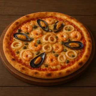 Pizza Mariscos (33 Cm.)