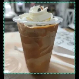 Frapé de cafe con Dulce de leche.
