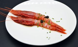 Sashimi Gamberi Rossi Crudi