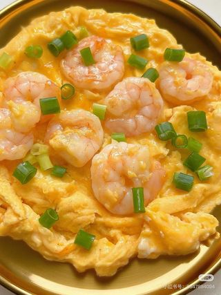 Omelette con gamberi