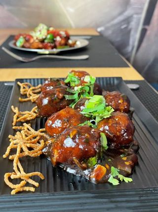 Poulet Manchurian Dry