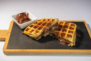 Waffle cu Nutella 