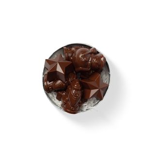 Bola de Natal Pequena Chocolate negro 80 gr