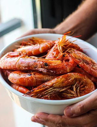Gambas a la plancha (4 uds)