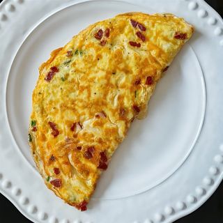 Omelettes Fromage Et Charcuterie