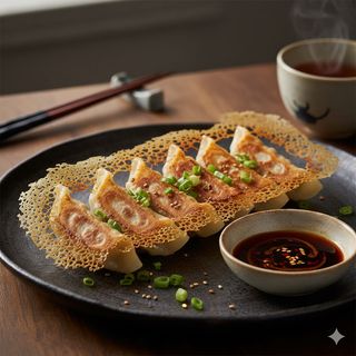 Gyoza alla piastra o fritti