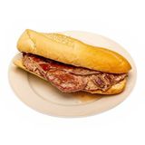 Bocadillo De Lomo Con Bacon Y Queso