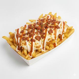 Mozza & Bacon fries