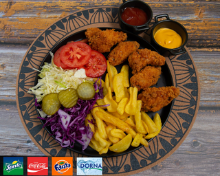 Aripioare crispy+bautura