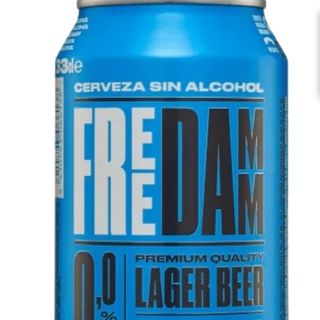Free Damm Cerveza lata 0,0 lata 33cl