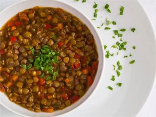Crème de lentilles