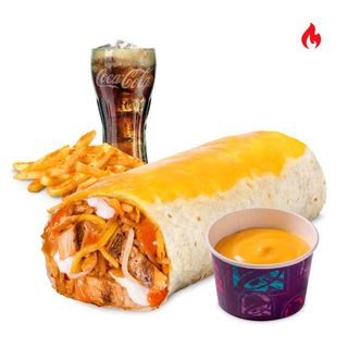 ¡NUEVO! Menú Nacho Cheese Drip Burrito Picante