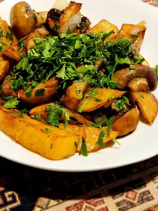 ოჯახურად შემწვარი კარტოფილი