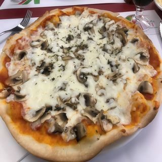 Pizza de champiñones