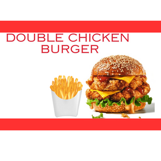 Double chicken Burger
