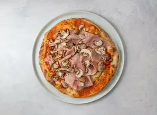 Pizza De Jamón Y Champiñones (30 Cm.)