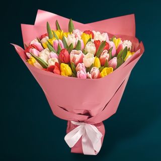 Buchet 45 Lalele Mixte