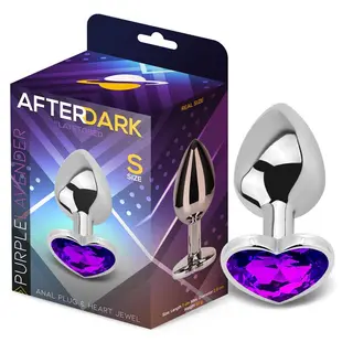 Plug Anal Con Joya De Corazón Purple Talla S