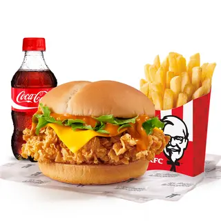 Crunch Burger Meal 