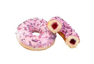 Донат з начинкою Лісова ягода