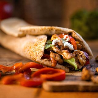 Shawarma with Double Sausage
