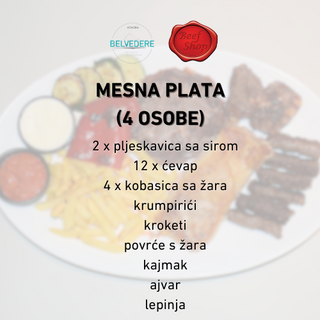 MESNA PLATA ZA 4 OSOBE
