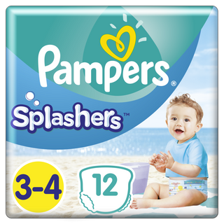 Jednorazowe pieluchy do pływania rozmiar 3 Pampers. 