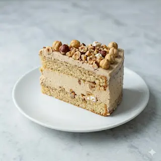 Torta nocciola e torroncino