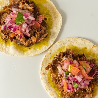 Tacos res al carbón 