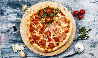 შექმენი შენი ოთხი სეზონი - ოთხი პიცა ერთ პიცაზე (დიდი 41სმ)