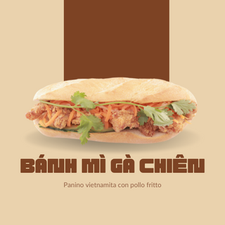 6. Bánh mì gà chiên